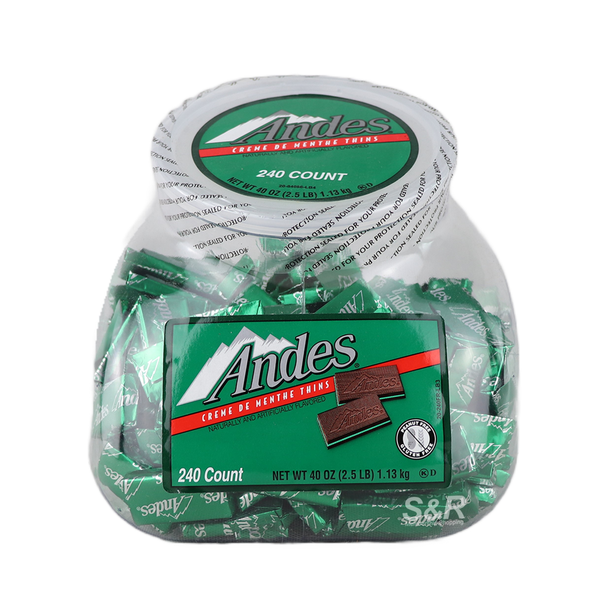Andes Creme De Menthe Thins 240pcs Andes Creme De Menthe Thins 240pcs